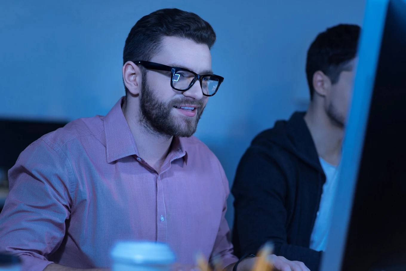 SEO company Long Island — Mostly Marketing strategists reviewing search rankings for Nassau County clients